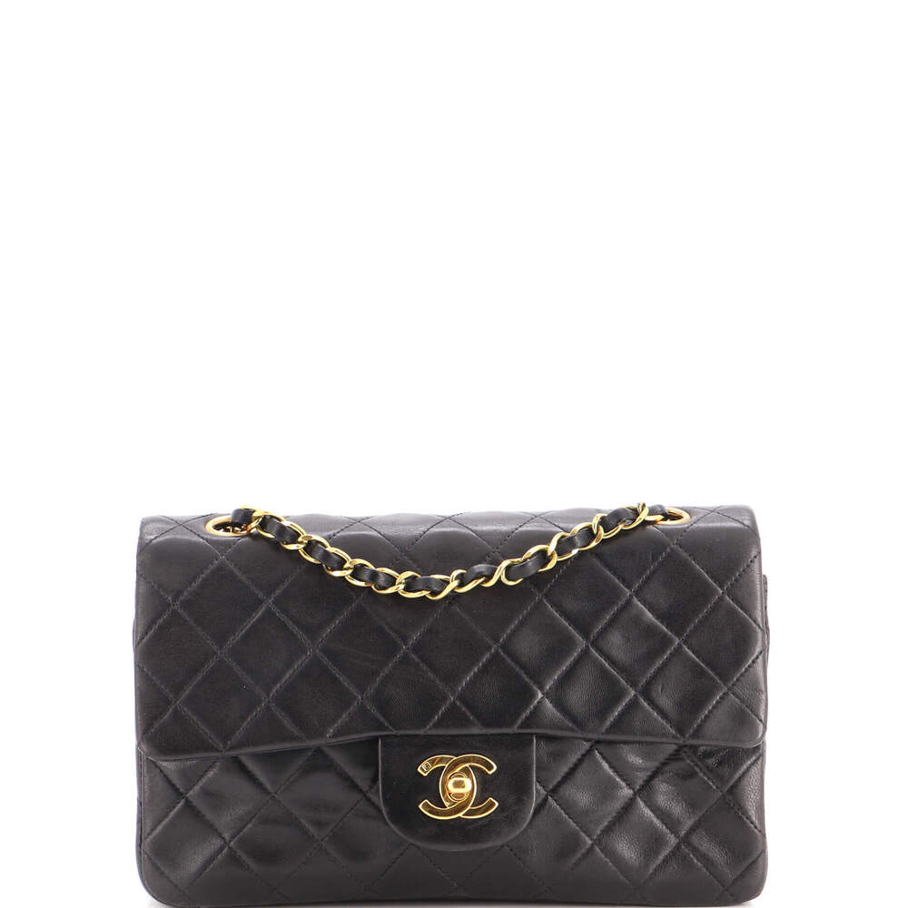 Chanel Small Vintage Classic Double Flap Bag Quilted Lambskin